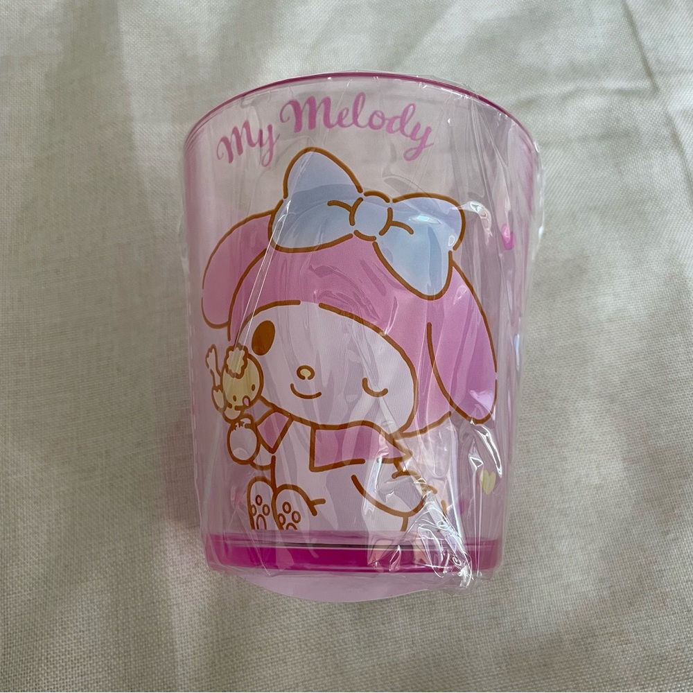 🌷3/$15 NEW Cute Sanrio My Melody Pink Plastic Cup